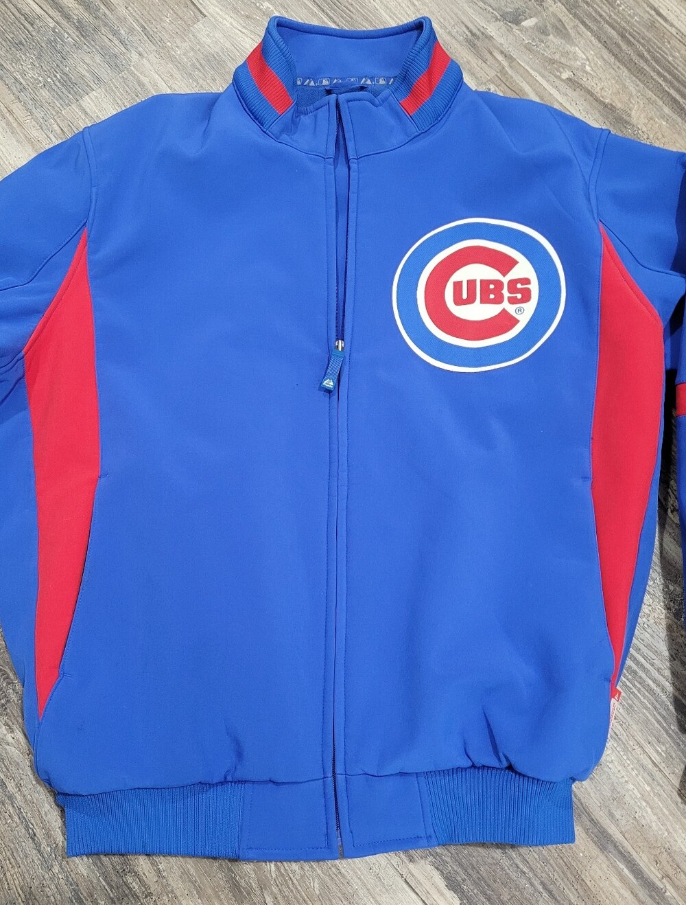Majestic Men’s MLB Chicago Cubs Jacket Blue ThermaBase Performance Apparel XL